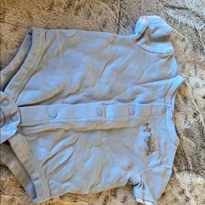 Baby button up onsie